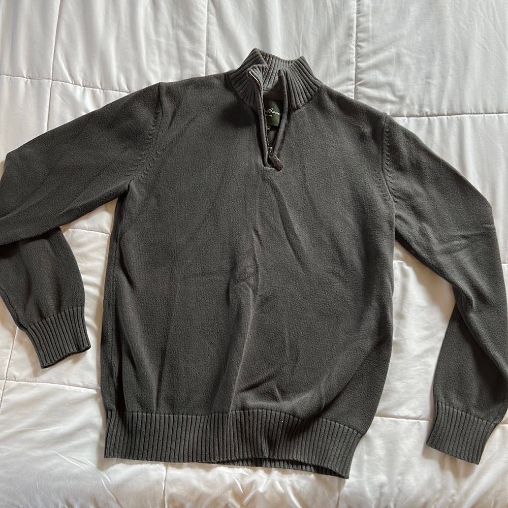 Gray Mens pullover sweater